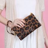 7013lpd - Faux Crossbody Wristlet Bag