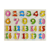 Montessori Educational Wooden Puzzles for Baby Learn to Count Function with Matching Geometric Figures