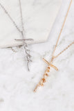 Ona657 - "Faith Cross" Pendant Necklace