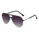 BELFAST | S2065 - Unisex Flat Single Lens Aviator Fashion Sunglasses