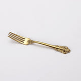 Spklifey Dinnerware Set Gold Spoon Cutlery Stainless Steel Black Cutlery Set Gold Fork Spoon Tableware Wedding Silverware Set