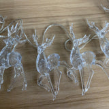Battery Power Transparent Sika Deer LED String Light 1.5M 3M Christmas light for Garland Decoration for New Year on the Window
