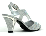 Muted Elegance Heel Silver