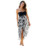 Unique Tassels Multi-color Printed Beach Skirt