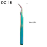 VETUS Eyelash Extension Tweezers Volume Lashes Stainless Steel Tweezer Non-Magnetic Eyelashes Tools Professional Makeup Tool