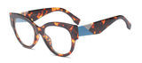 SHAUNA Fashion Mixed Colors Women Eyeglasses Frame Reading Glasses UV400