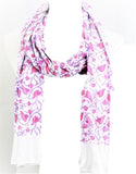 Karuna Floral Fashion Scarves  - Hand Block Printed by Survivors