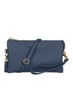7013lpd - Faux Crossbody Wristlet Bag