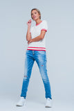 Distressed Skinny Boyfriend Jeans