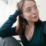 New Designer Woman Glasses Optical Frames Metal Round Glasses Frame