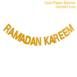 Eid Mubarak Decoration Kareem Happy Ramadan Decoration Muslim Islamic Muslim Festival Decoration Ramadan Supplies Aid Mubarek