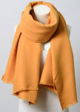 Soft Mustard Blanket Scarf