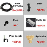 Atomizing Spray Cooling Water Fog Sprayer System Garden Nebulizer