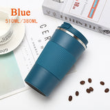 Promotion Custom Logo Coffe Brew Travel Cup Reusable and Mugs Reuseable Double Wall Cups With Lid Heart