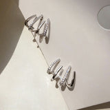 Fashion Exquisite Rhinestone Decor Ear Cuff Earring for Woman