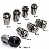 775 DC Motor With ER11 Extension Rod Carving Knife 12-36v 4000-12000 RPM Engraving Machine Ball Bearing Spindle Motor for CNC