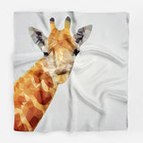 Giraffe Silk Scarf Bandana Scarf Silk Square Scarf