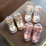 ToddlerBaby Fashion Sneakers Star Luminous Child Casual Colorful Light Shoes