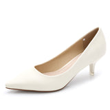 Women's Elegant Medium Heeled Pointed Shoes