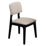 Special Offer Solid Wood Black Simple Backrest Hotel Dining Chair Home Furniture Restaurant Coffee Chair