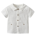 Matching Clothes for Newborn Infants-Smocking Romper Overalls