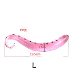 Pink Hippocampus Glass Dildo Realistic Sex Adults Toys