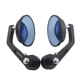 Round 7/8" Handlebar Aluminum Alloy Motocycle Rearview Mirrors Moto End Motor Side Mirrors Motorcycle Cafe Racer Accessories