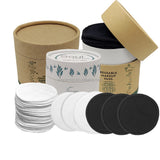 Sopurrrdy Factory Directly Wholesale Round Face Bamboo Washable Reusable Makeup Remover Pads Bamboo Make Up Remover Pads