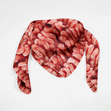 Minced Meat Silk Scarf Butcher Bandana Scarf Silk