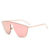 Metal Frame Reflective Mirror Sunglasses