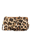 7013lpd - Faux Crossbody Wristlet Bag
