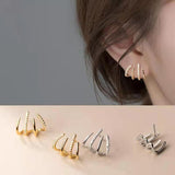 Fashion Exquisite Rhinestone Decor Ear Cuff Earring for Woman