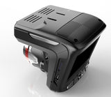 2 in 1 Combo GPS  Dash Cam Radar Detector With Flow Speed Cam, 2.4inch 1080P HD Car Black Box