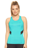 AQ249 Women's Mesh Panel Racerback