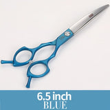 Fenice Professional Symmetrical Handle 6.5 Inch Curved Animal Grooming Scissors