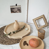 Wooden Wood Powder Base Vintage Old Octagonal /Round /Oval /Flower-Shaped Pallets for Photography Props