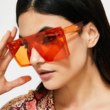 2021 Dropshipping Fashion Trendy High Quality Vendor Women Summer Oversize Large Big Frames Shades Sunglasses