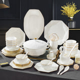 Jingdezhen Bone Ceramic China Tableware Set