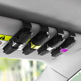 Car Accessories Interior Car Glasses Case Auto Sun Visor Glasses Holder Sunglasses Clip Card Holder Eyeglasses Accessories 1pc