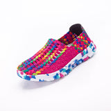 Woman's Casula Colorful and Breathable Loafers Plus Size 41