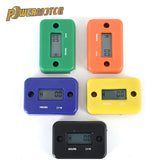 Motorcycle Inductive Digital Hour Meter Waterproof Engine Gauge Hour Meter LCD Display for Bike Motorcycle ATV Boat Offroad