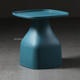 Nordic Plastic Side Table Creative End Tables Living Room Corner Table Outdoor Small Sofa Coffee Table Modern Kitchen Furniture