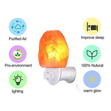 Himalayan Warm White Salt Lamp Natural Crystal Hand Carved Night Light