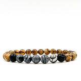 Kingston | Black Silk Stone - Light Sandalwood
