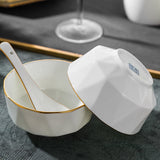 Jingdezhen Bone Ceramic China Tableware Set