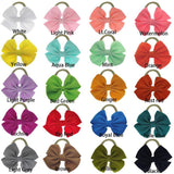 20 Pieces 4.5 Inch Nylon Super Stretchy Soft Bows Headbands, Newborn Infant Toddler Hairbands, and Baby Girl’s Hair Accessories