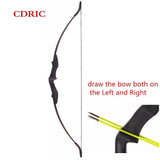30-50Ibs Powerful Recurve Bow and Arrows Archery Bow With Double Arrow Rest for Left and Right Hands Outdoor Hunting Shooting - shopwishi 