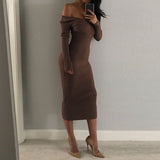 V-Neck Club Women Clothes  Long Sleeve Sexy Fall Dress Woman Formal Prom Dresses Winter Dresses for Ladies