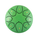 6 Inch Lotus Drum 8 Tone Steel Tongue Drum Percussion Musical Instrument With Drumsticks With a Clean Ethereal Buddha-Like Sound