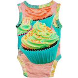 Bodysuit - Tank - Cupcakes